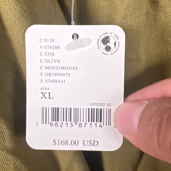 Free People Machu Barrel Midi Dress Overall Like NWT Moss XL - Picture 4 of 6